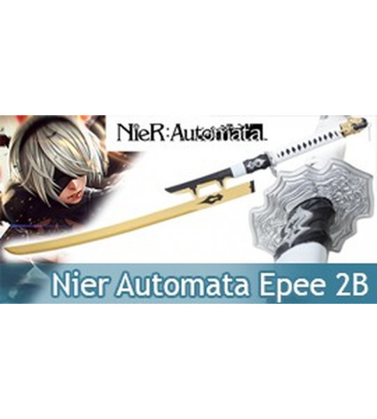 Nier Automata Epee 2B Replique Acier Yorha Gold Edition