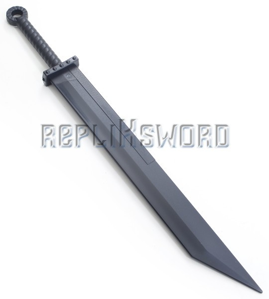 Accessoire Reconstitution Historique Épée Médiévale En Polypropylène Noir - 104cm - Pour Entraînement Combat Sécurisé - Haute Qualité épée Frappe 104cm