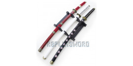 Pack 3 Katanas Tranchants Zoro One Piece Sabre Lame Maru