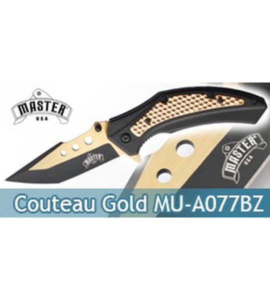 Couteau Pliant Master USA Gold MU-A077BZ