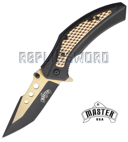 Couteau Pliant Master USA Gold MU-A077BZ