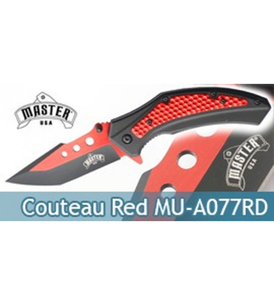 Couteau Pliant Master USA Red MU-A077RD