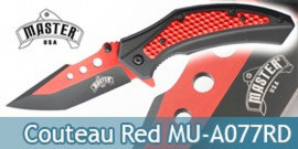 Couteau Pliant Master USA Red MU-A077RD