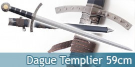 Epee Dague Templier Chevalier 59cm