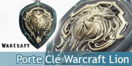 Porte Cle Warcraft Garde Royale WOW Bouclier Gold