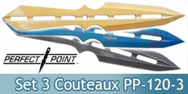 Set 3 Couteaux de Lancer Perfect Point PP-120-3