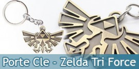 Porte Cle Zelda Tri Force Link Bijoux Acier