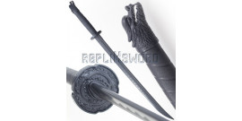 Epee Polypropylene Sabre Noire Dragon Entrainement