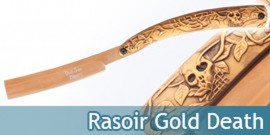 Couteau Rasoir Death Gold Edition DS-065GD