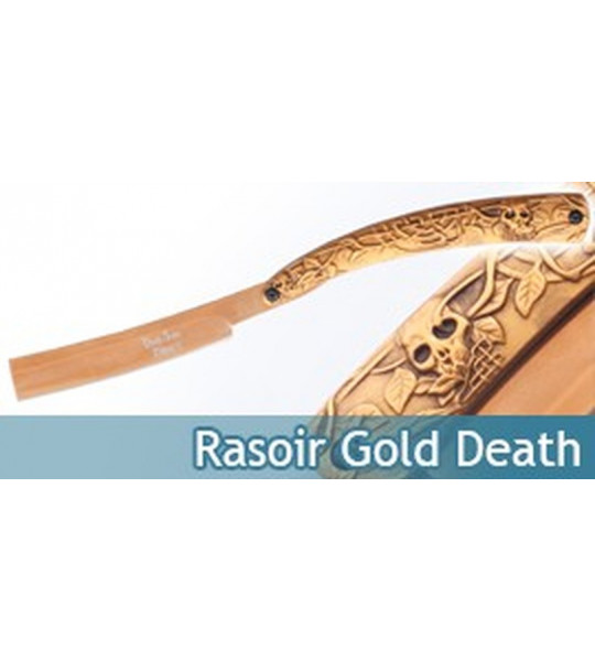 Couteau Rasoir Death Gold Edition DS-065GD