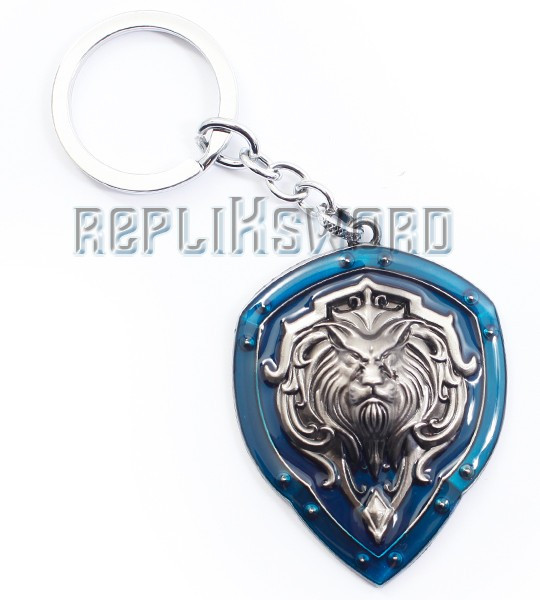 Porte Cle Warcraft Garde Royale WOW Bouclier Silver