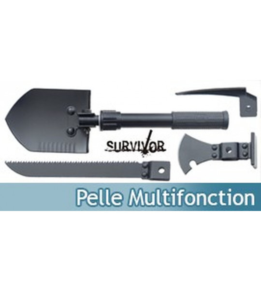 Pelle de Survie Multifonction Camping Survivor