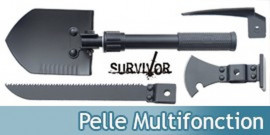 Pelle de Survie Multifonction Camping Survivor