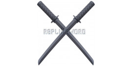 Pack 2 Epees de Combat Wakizashi en Polypropylene 60cm