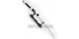 Katana en Bois Oni Genji Ninja Overwatch Epee Dragon Blanc