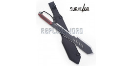 Machette de Coupe Survivor Epee Courte Acier