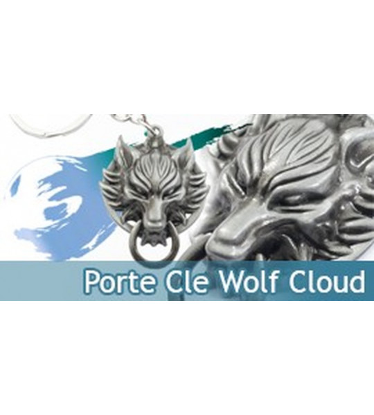 Porte Cle Fenrir Loup Cloud Wolf Acier