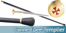 Canne Epee de Marche Chevalier Templier