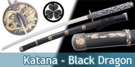 Katana Decoration Black Dragon Epee Sabre