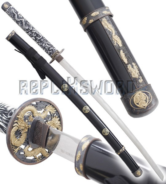 Katana Decoration Black Dragon Epee Sabre