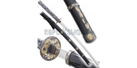 Katana Decoration Black Dragon Epee Sabre