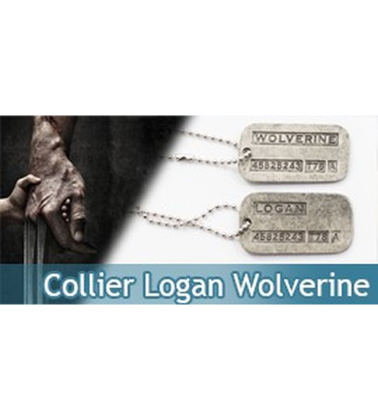 Wolverine Cosplay Collier Pendentif Acier X-Men