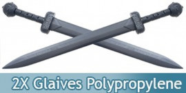 Lot 2 Glaives de Combat Romain Polypropylene Epee