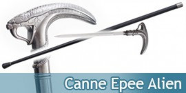 Canne Epee de Marche Serpent Cobra Alien