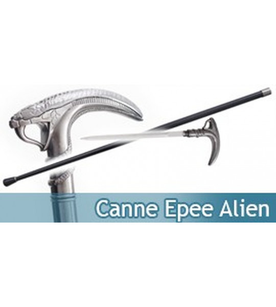 Canne Epee de Marche Serpent Cobra Alien