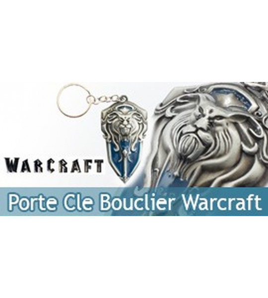 Porte Cle Warcraft Garde Royale WOW Bouclier Lion