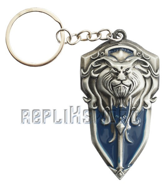 Porte Cle Warcraft Garde Royale WOW Bouclier Lion