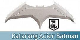 Batman Batarang Acier Justice League Replique