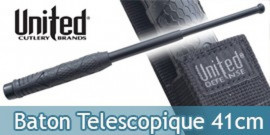 Baton Telescopique Night Watchman 65cm Matraque Defense UC2573