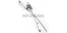 Katana Japonais Blanc Decoration Epee Sabre Replique