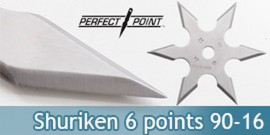 Shuriken Silver Perfect Point 90-16 Etoile