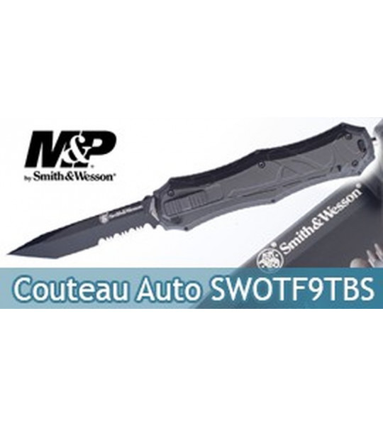 Couteau Automatique Smith&Wesson SWOTF9TBS