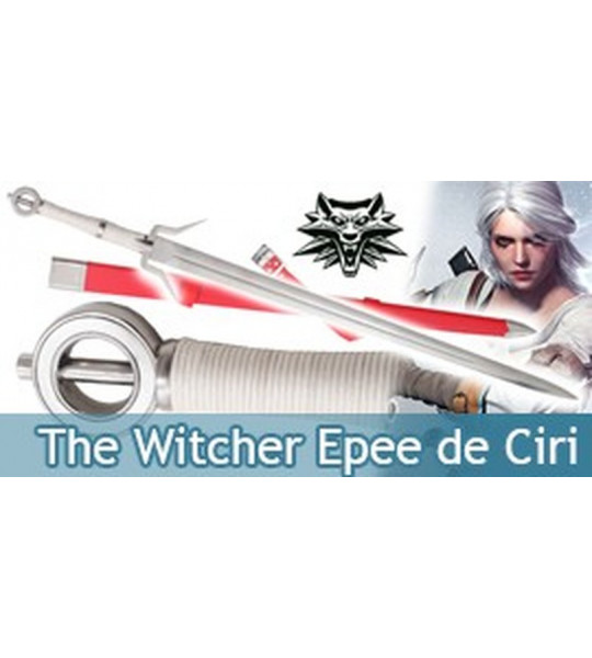 The Wticher Epee de Ciri Replique Acier Sabre et Fourreau