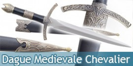 Dague Medievale Chevalier Couteau
