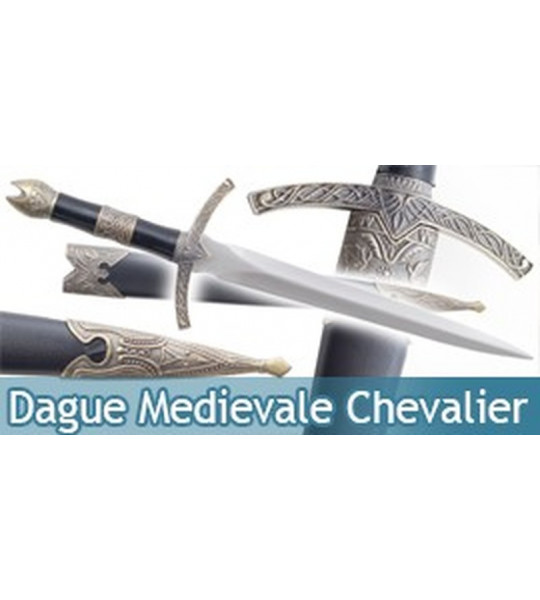 Dague Medievale Chevalier Couteau