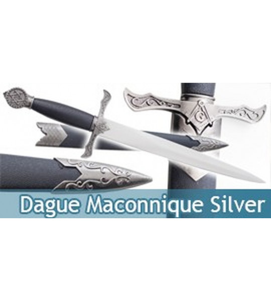 Dague Maconnique Silver Couteau Chevalier