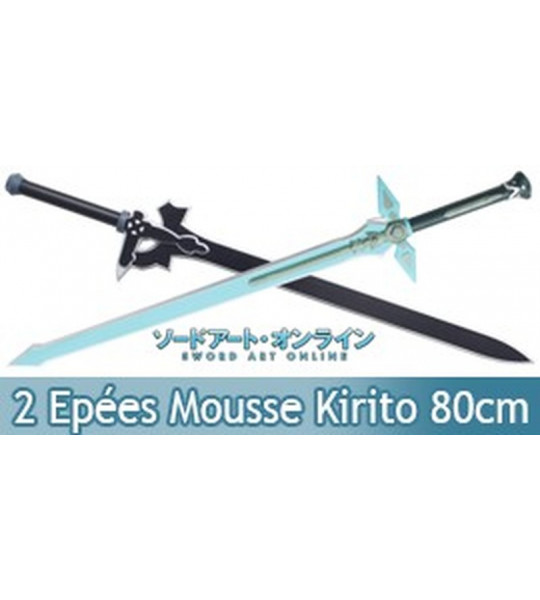 Sword Art Online Epée Repulser et Elucidator Model 80cm