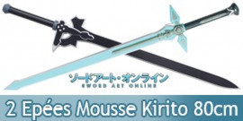 Sword Art Online Epée Repulser et Elucidator Model 80cm
