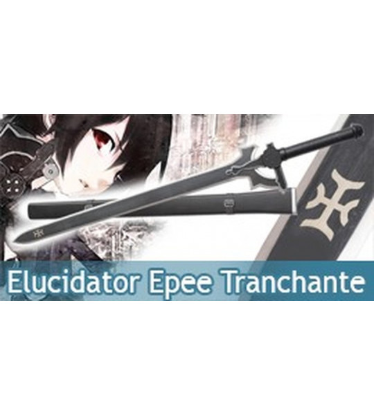 Sword Art Online Epee Tranchante Kirito Elucidator Sabre