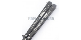 Couteau Papillon Black Spider 800