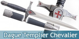 Dague Templier Chevalier Couteau Decoration