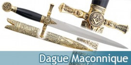 Dague Maçonnique Couteau Franc Maconnerie