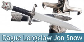 Dague Longclaw Jon Snow Couteau Tete de Loup