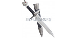 Dague Longclaw Jon Snow Couteau Tete de Loup