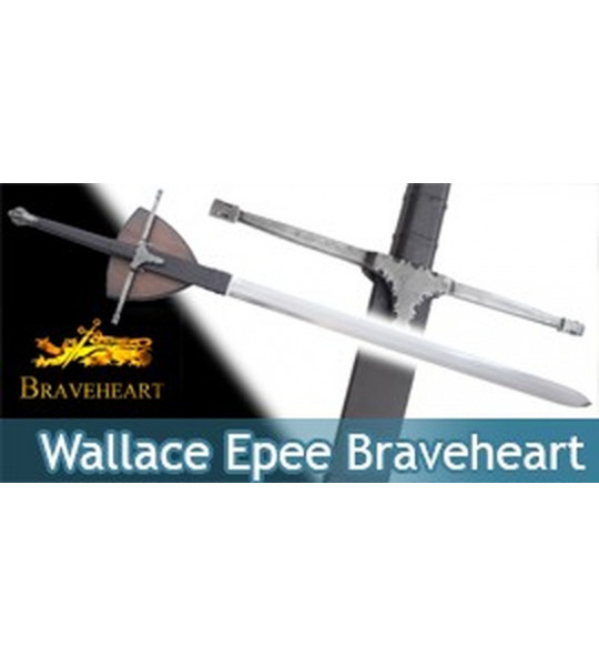 Braveheart Epée de William Wallace + Plaque