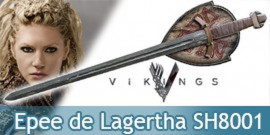 Vikings Epée de Lagertha Replique Acier Licence SH8001